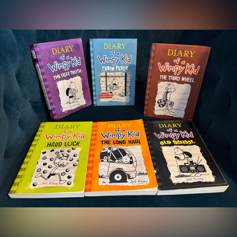 Diary of a Wimpy Kid Books 5-10 6 Book Set by Jeff Kinney
